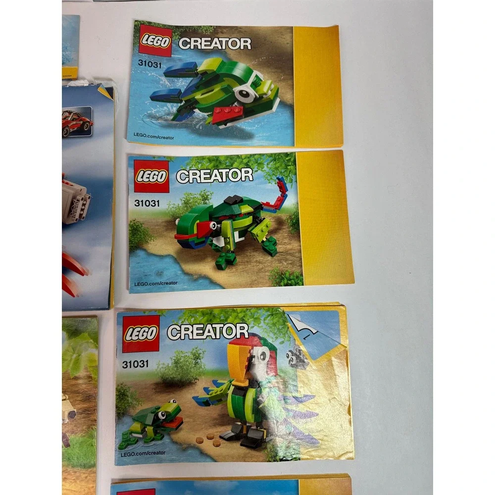 Lego Creator Instruction Manual Lot 4895‎ 31031 31019 31032 31015 40078 40109